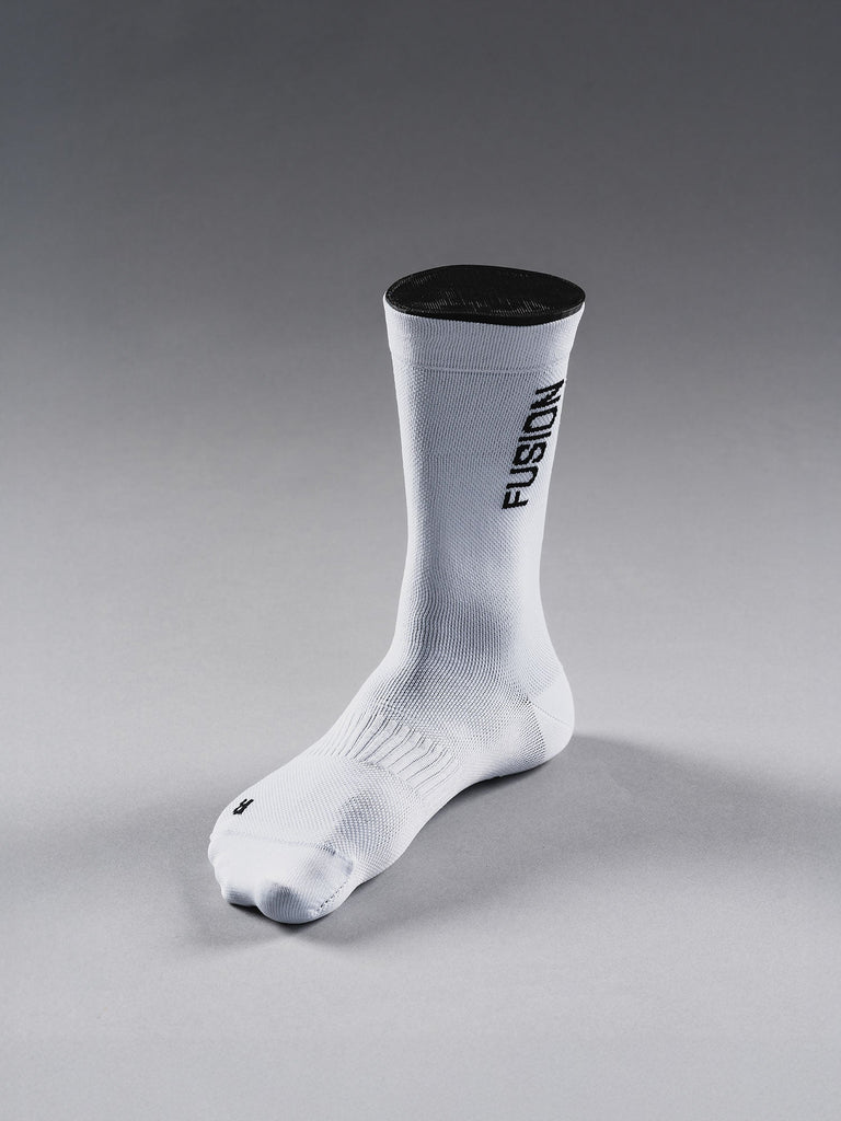 Fusion TEMPO! Cycling Sock white unisex cycling socks product image 4