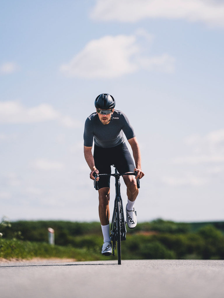 Fusion Cycling Training Jersey grey unisex cycling jersey product image 4