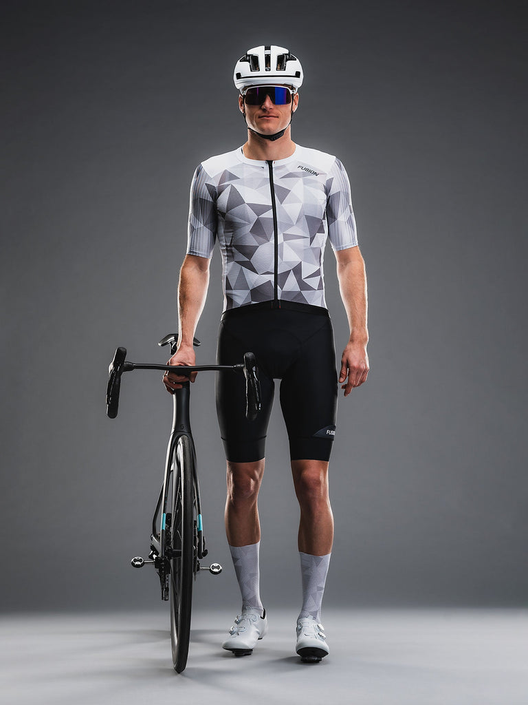 Fusion Mens TEMPO! TWO Bib Shorts grey men's cycling bib shorts product image 23