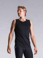 Fusion Mens TEMPO! ONE Run Singlet black men's running singlet product image 1