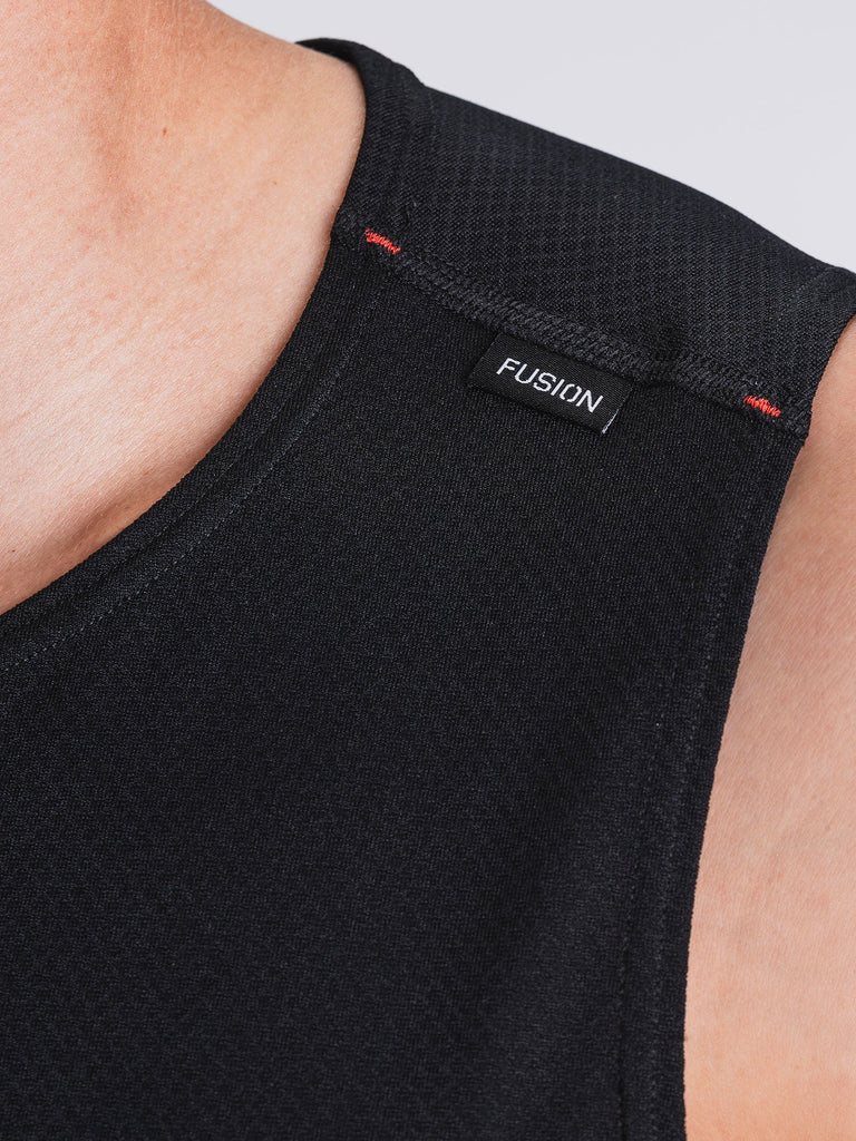 Fusion Mens TEMPO! ONE Run Singlet black men's running singlet product image 4